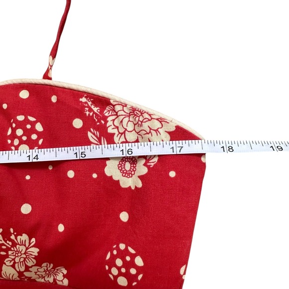 City Triangle Red Floral Print Dress‎ Sweetheart Sundress Party Summer - Picture 7 of 14